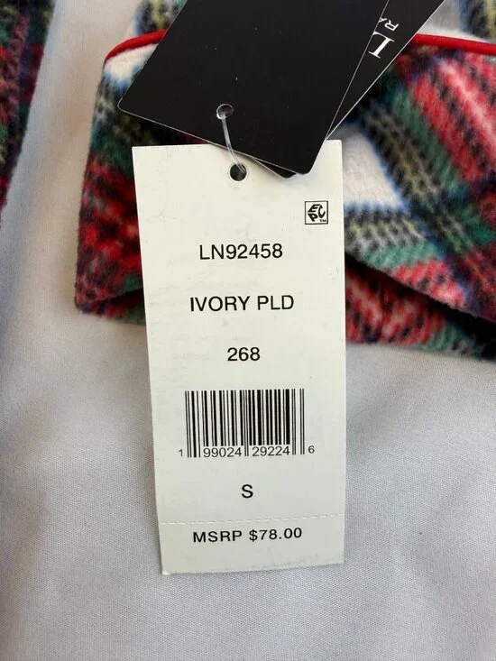 NWT Lauren Ralph Lauren Long Sleeve Notch Collar Long Pant Pajama Set Size Small - Picture 6 of 16